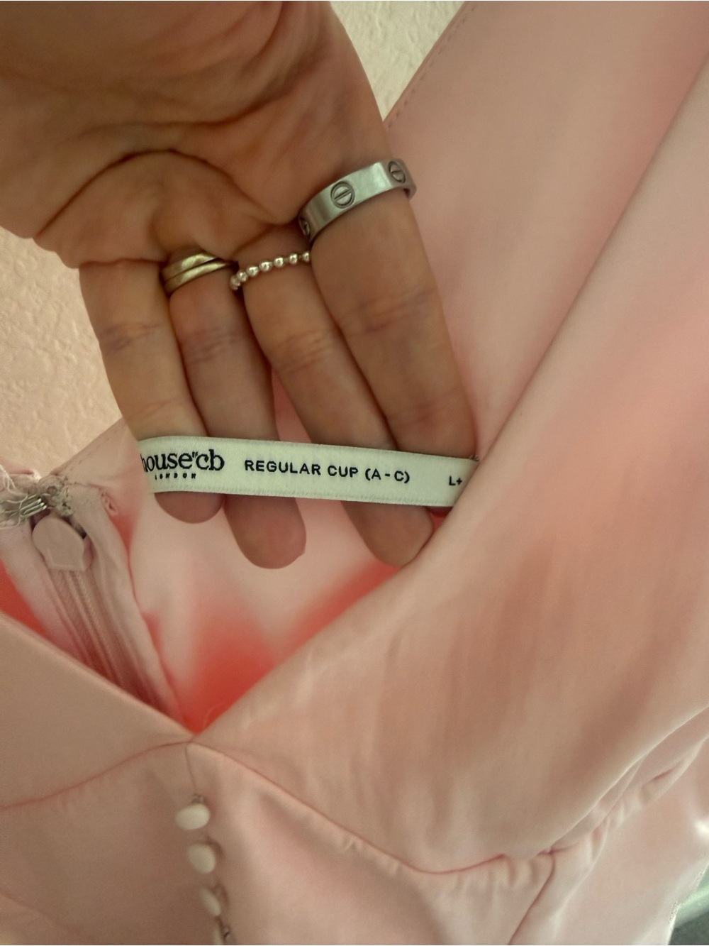 House of CB Blush Pink Midi Dress - Picture 10 of 10